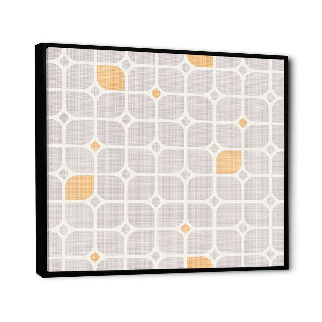 Retro Geometrical Pattern II - Canvas Wall Art