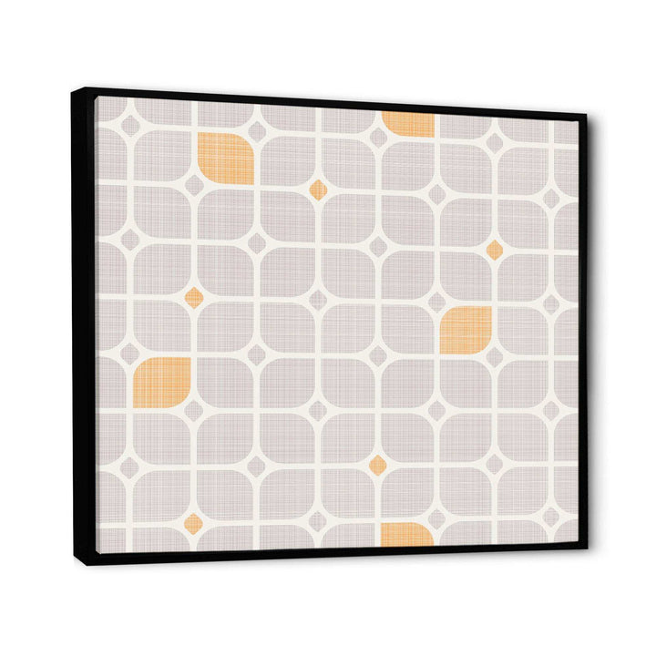Retro Geometrical Pattern II - Canvas Wall Art
