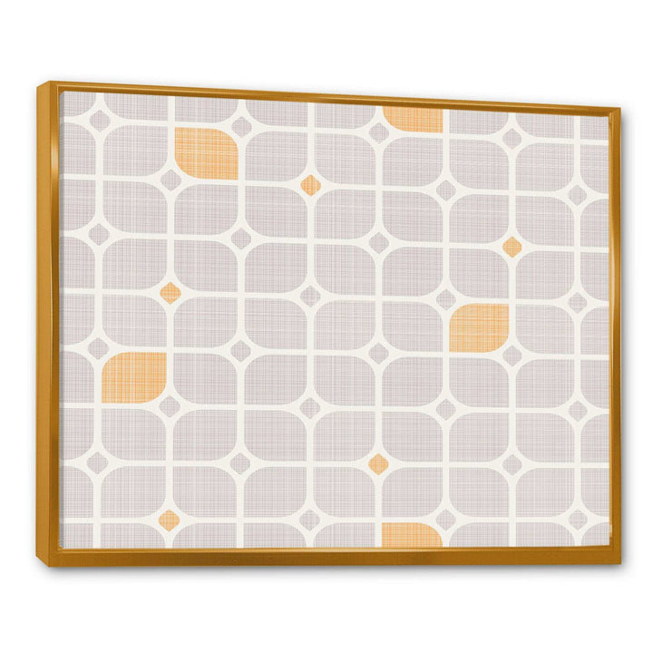 Retro Geometrical Pattern II - Canvas Wall Art