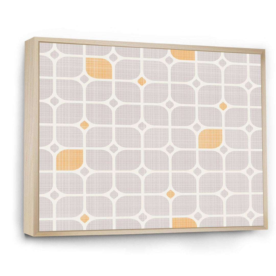 Retro Geometrical Pattern II - Canvas Wall Art