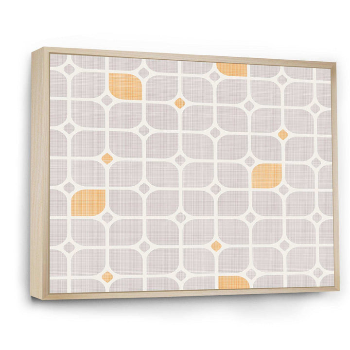Retro Geometrical Pattern II - Canvas Wall Art