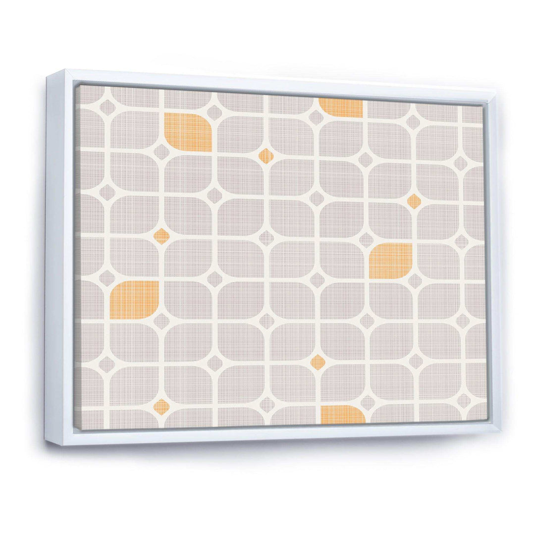 Retro Geometrical Pattern II - Canvas Wall Art