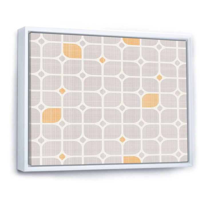 Retro Geometrical Pattern II - Canvas Wall Art
