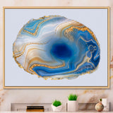 Ocean Blue Golden Jasper Agate I