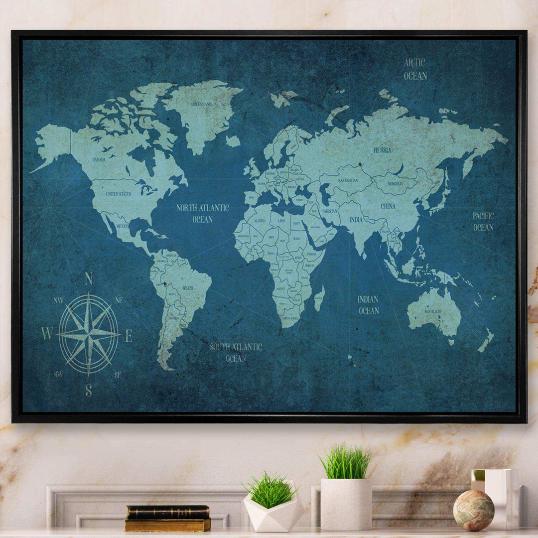 Slate World Map II