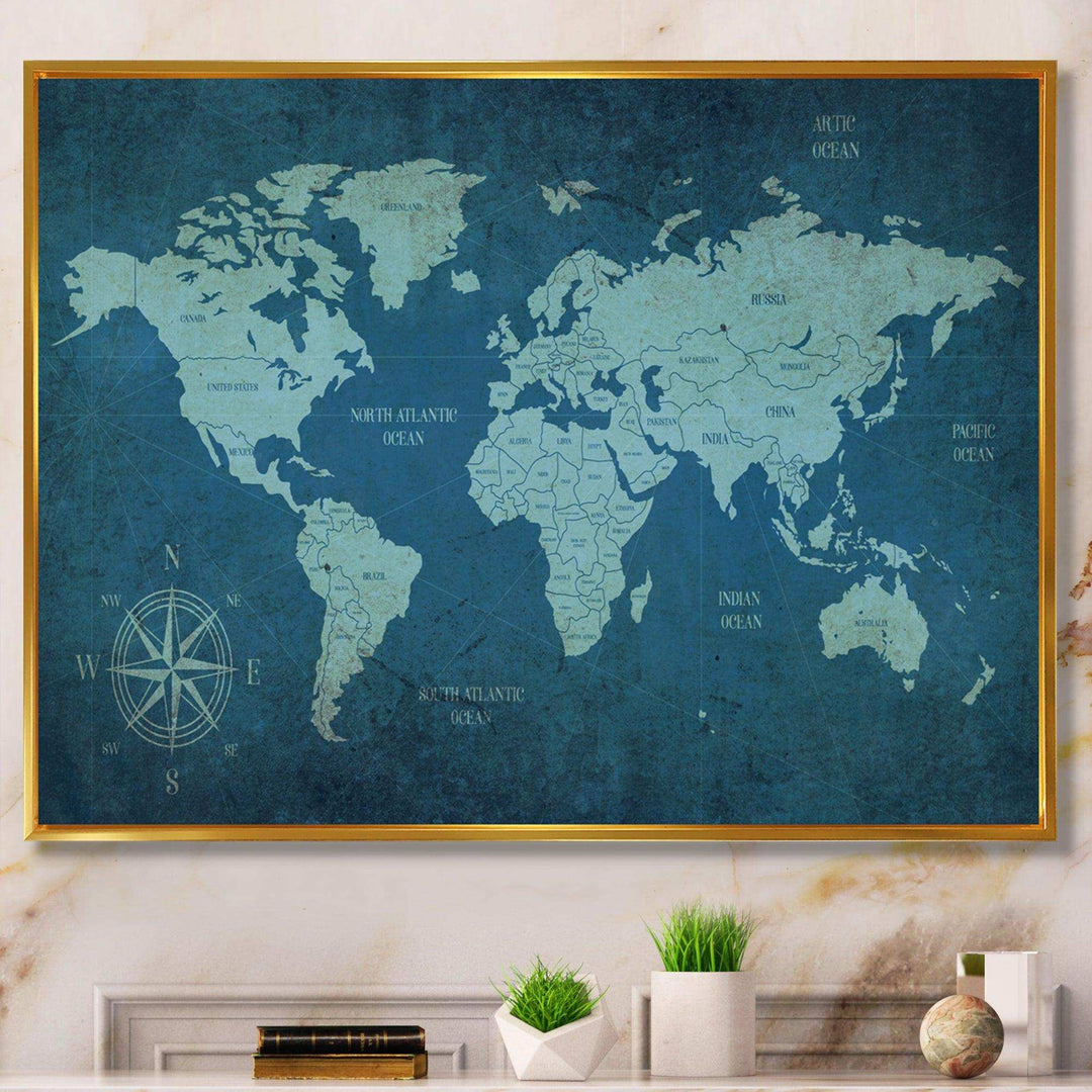 Slate World Map II