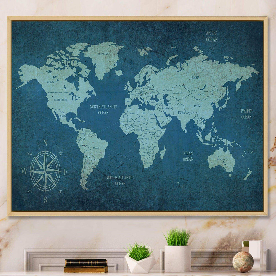 Slate World Map II