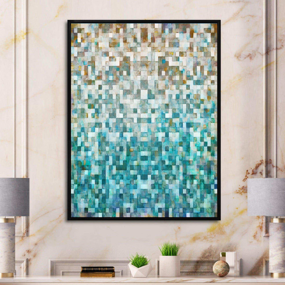 Blocked Abstract II - Canvas Wall Art
