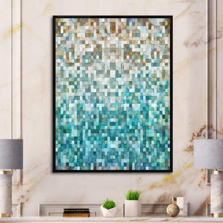 Blocked Abstract II - Canvas Wall Art