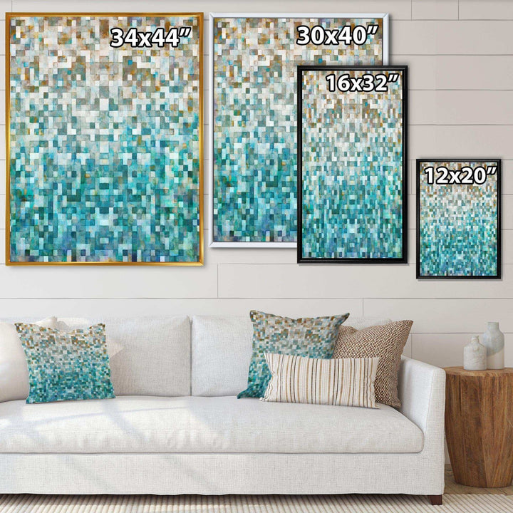 Blocked Abstract II - Canvas Wall Art