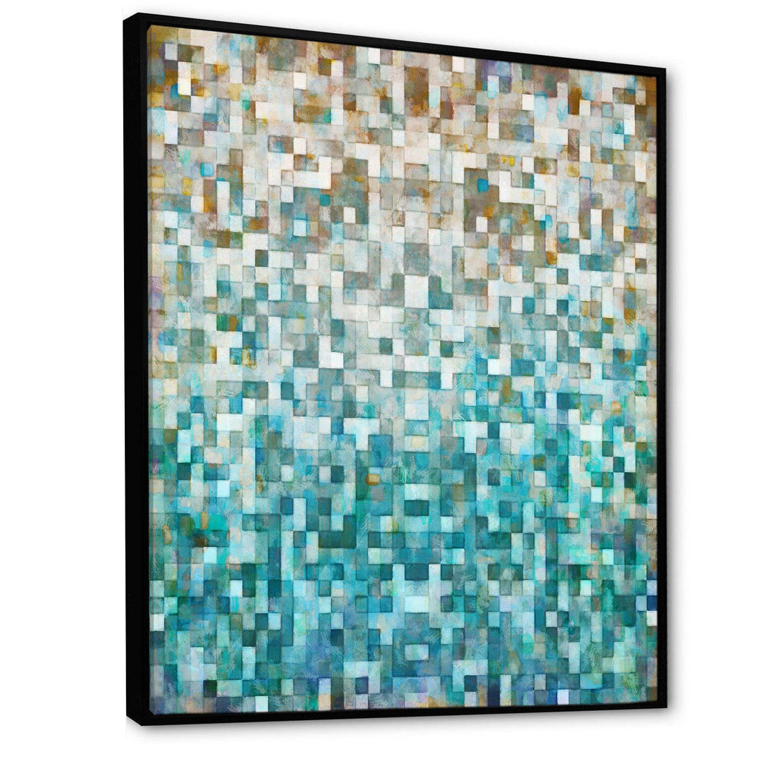 Blocked Abstract II - Canvas Wall Art