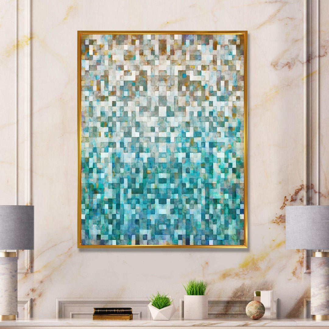 Blocked Abstract II - Canvas Wall Art