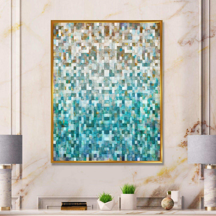 Blocked Abstract II - Canvas Wall Art