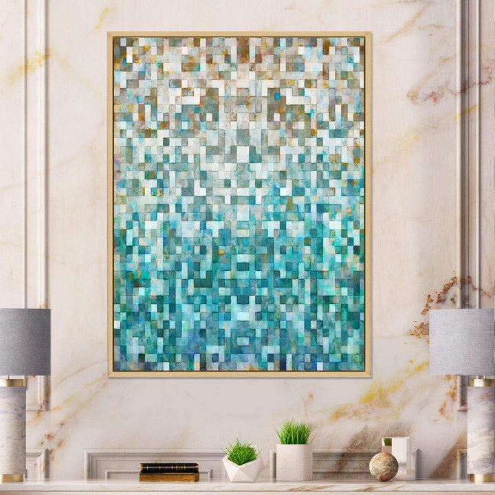 Blocked Abstract II - Canvas Wall Art