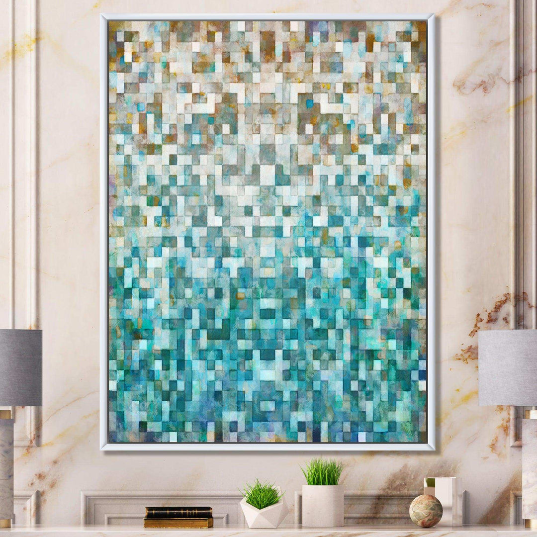 Blocked Abstract II - Canvas Wall Art