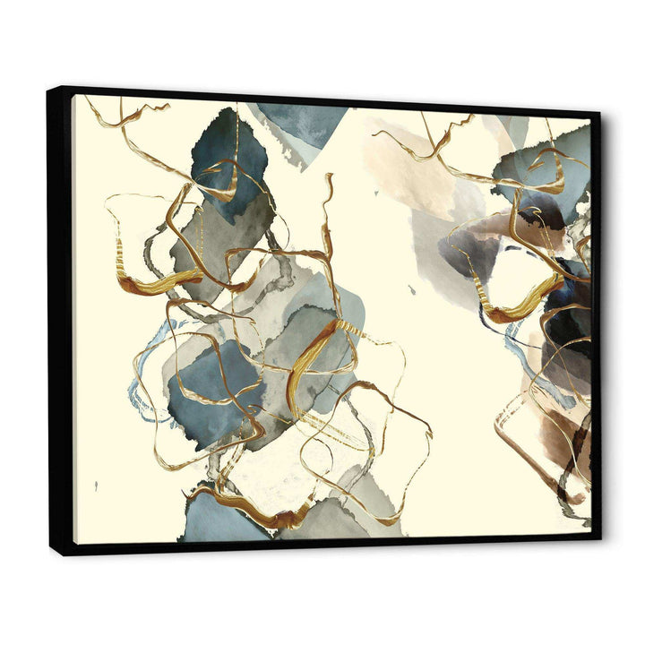 Gold Glam Squares VI - Bedroom Wall Art
