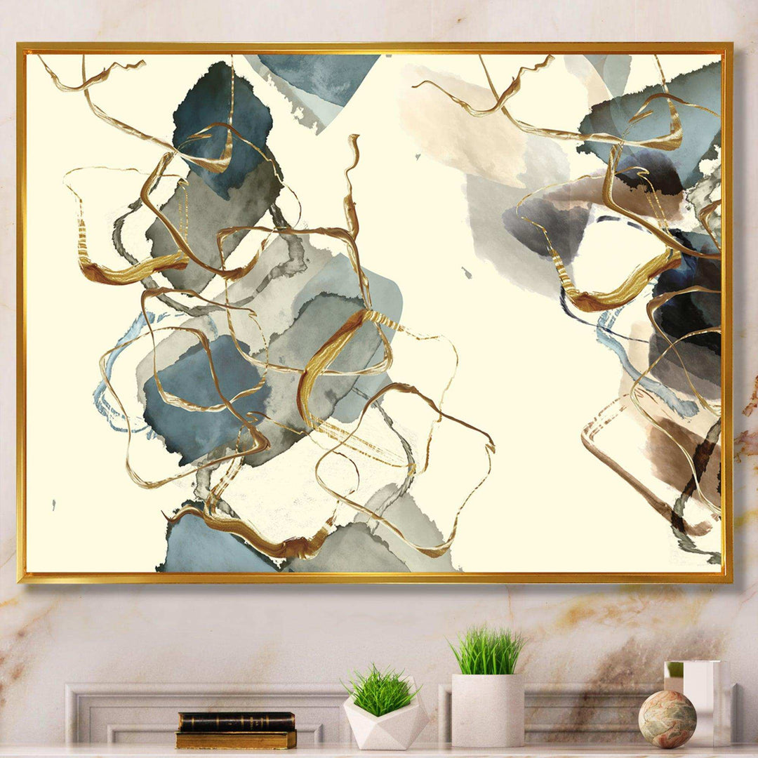 Gold Glam Squares VI - Bedroom Wall Art