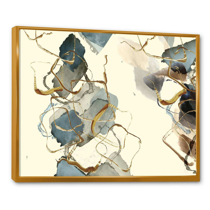 Gold Glam Squares VI - Bedroom Wall Art