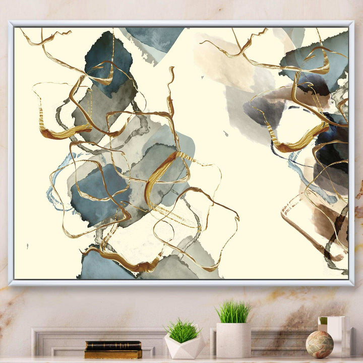 Gold Glam Squares VI - Bedroom Wall Art