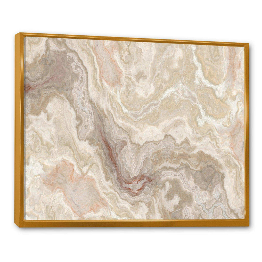 White Onyx Natural White Marble - Wall Art Prints