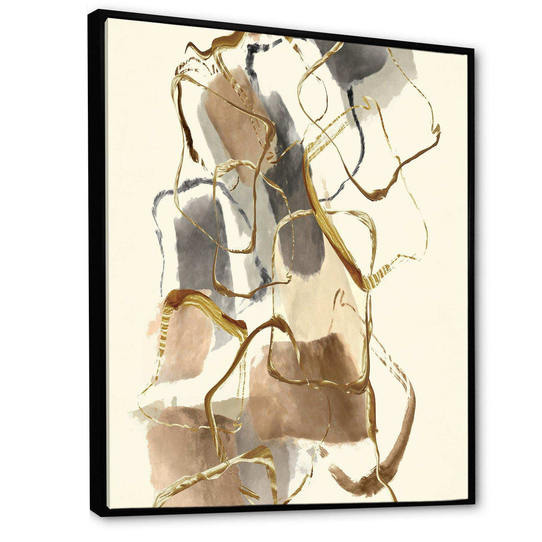 Gold Glam Squares VIII - Bedroom Wall Art