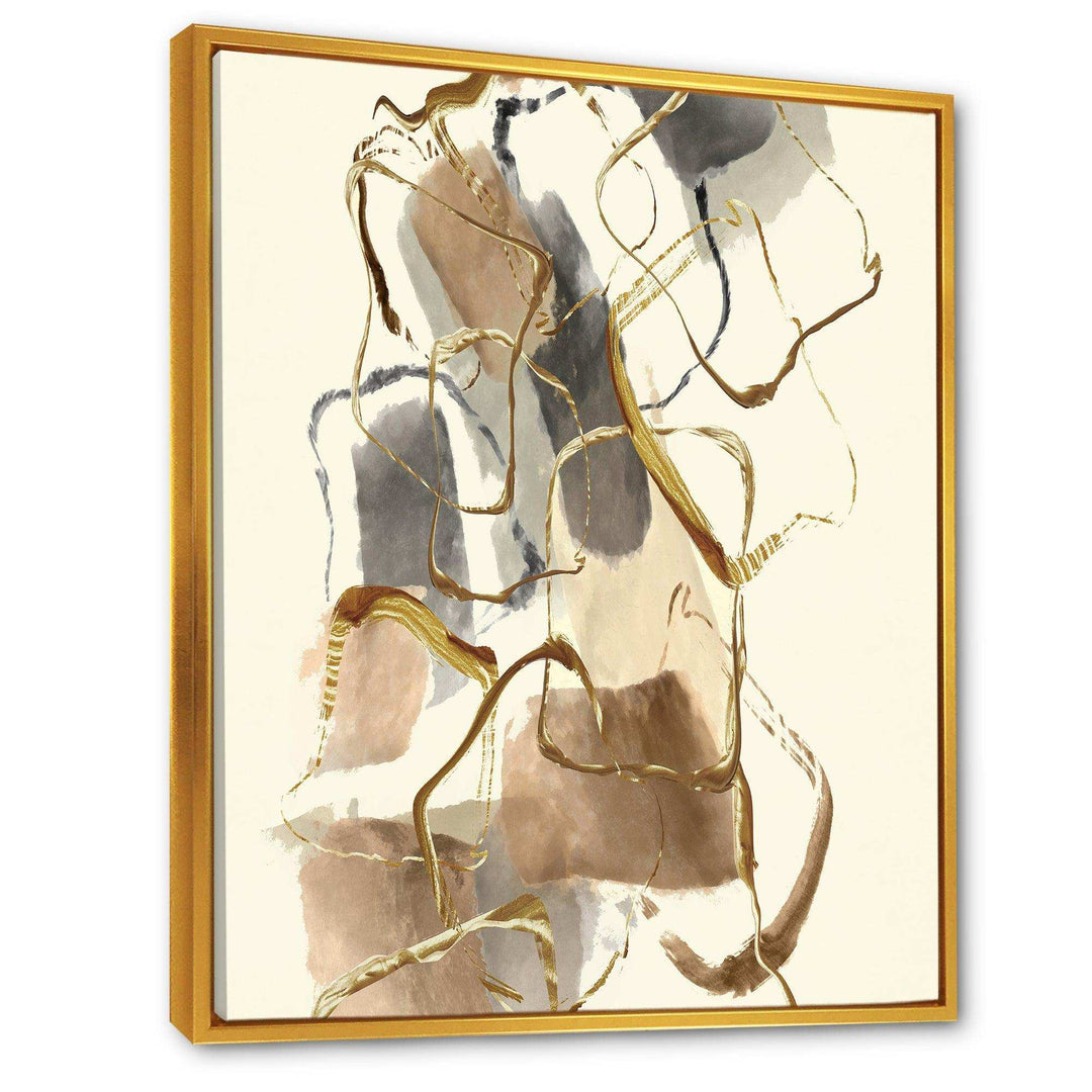 Gold Glam Squares VIII - Bedroom Wall Art