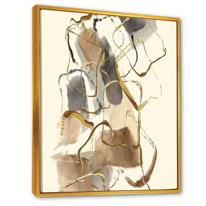 Gold Glam Squares VIII - Bedroom Wall Art