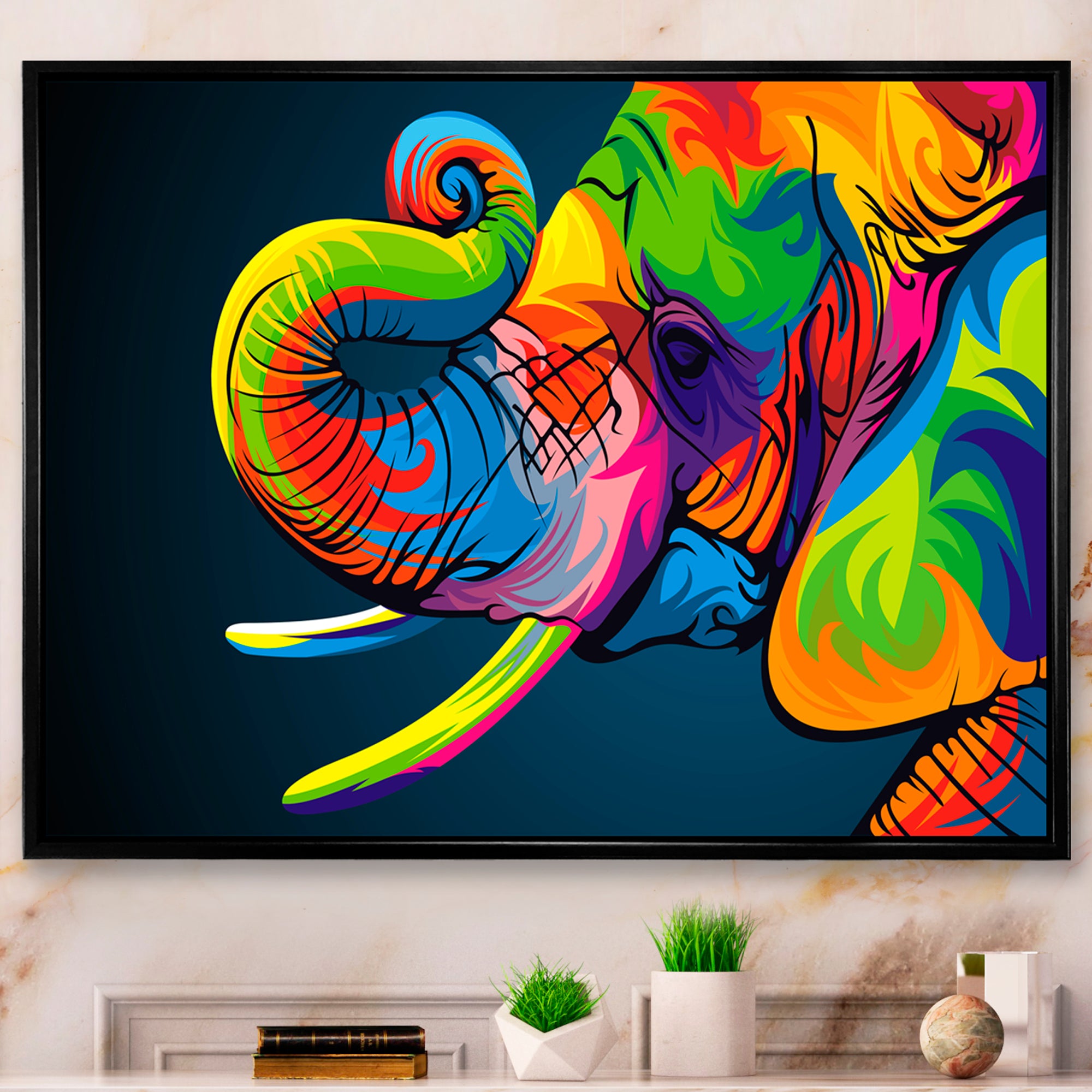 The Happy Rainbow Elephant