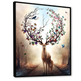 Deer With Blossoming Antlers
