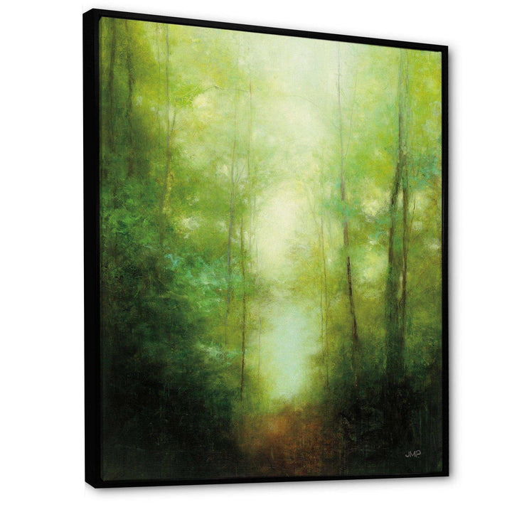 Into the Clearing Forest - Farmhouse Canvas Wall Art