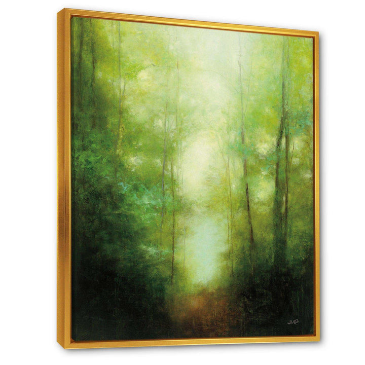 Into the Clearing Forest - Farmhouse Canvas Wall Art