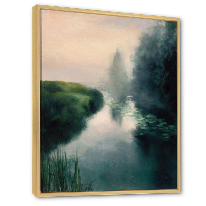Twilight Fog Lakeshore
