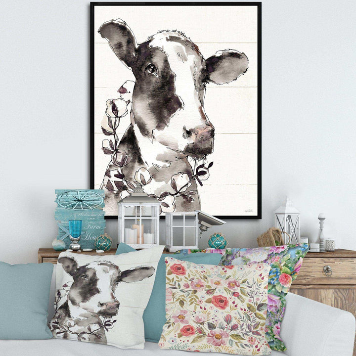 Cow Portrait Country Life