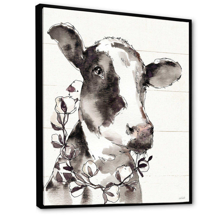 Cow Portrait Country Life