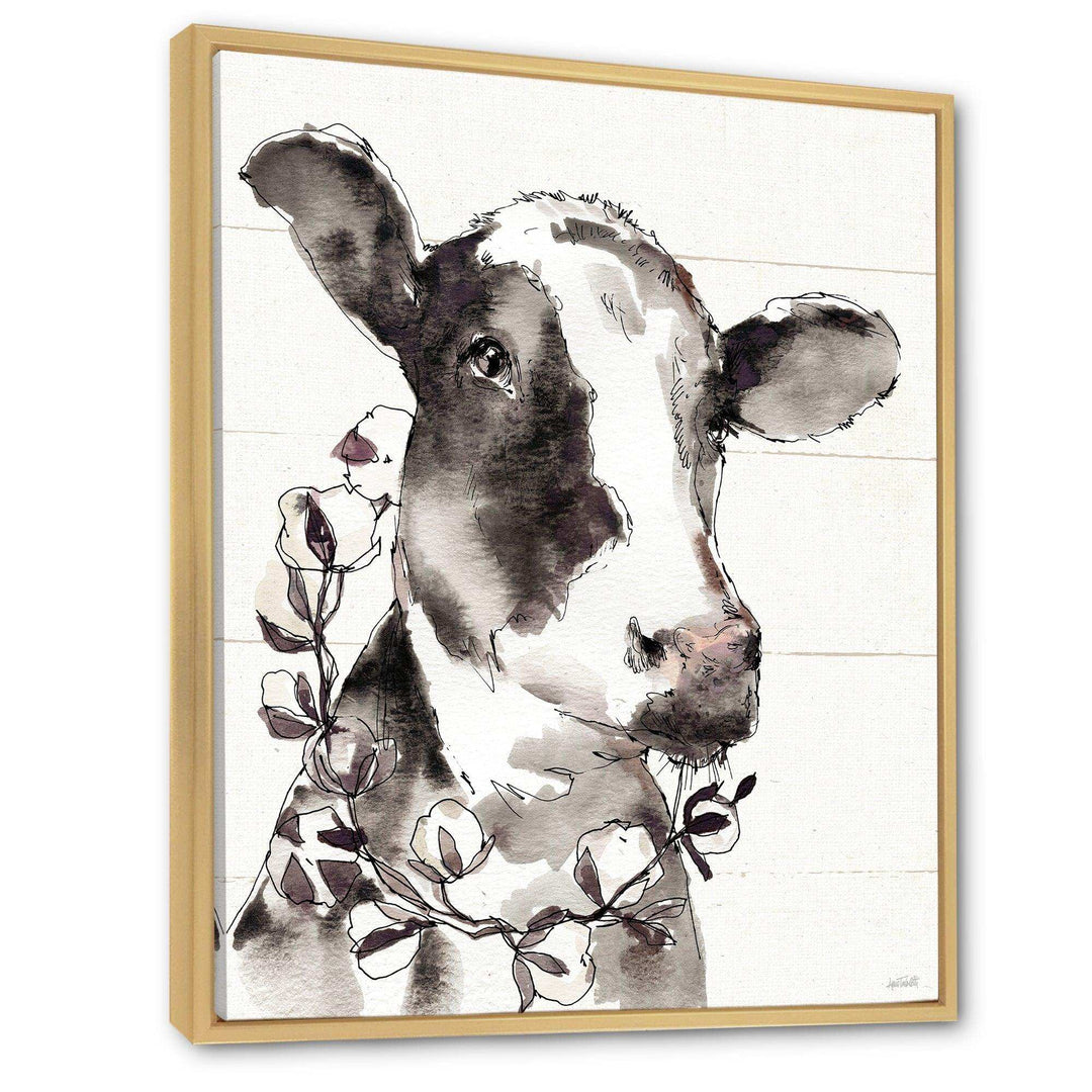 Cow Portrait Country Life