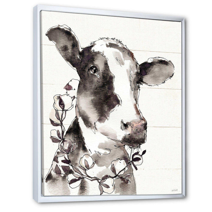 Cow Portrait Country Life