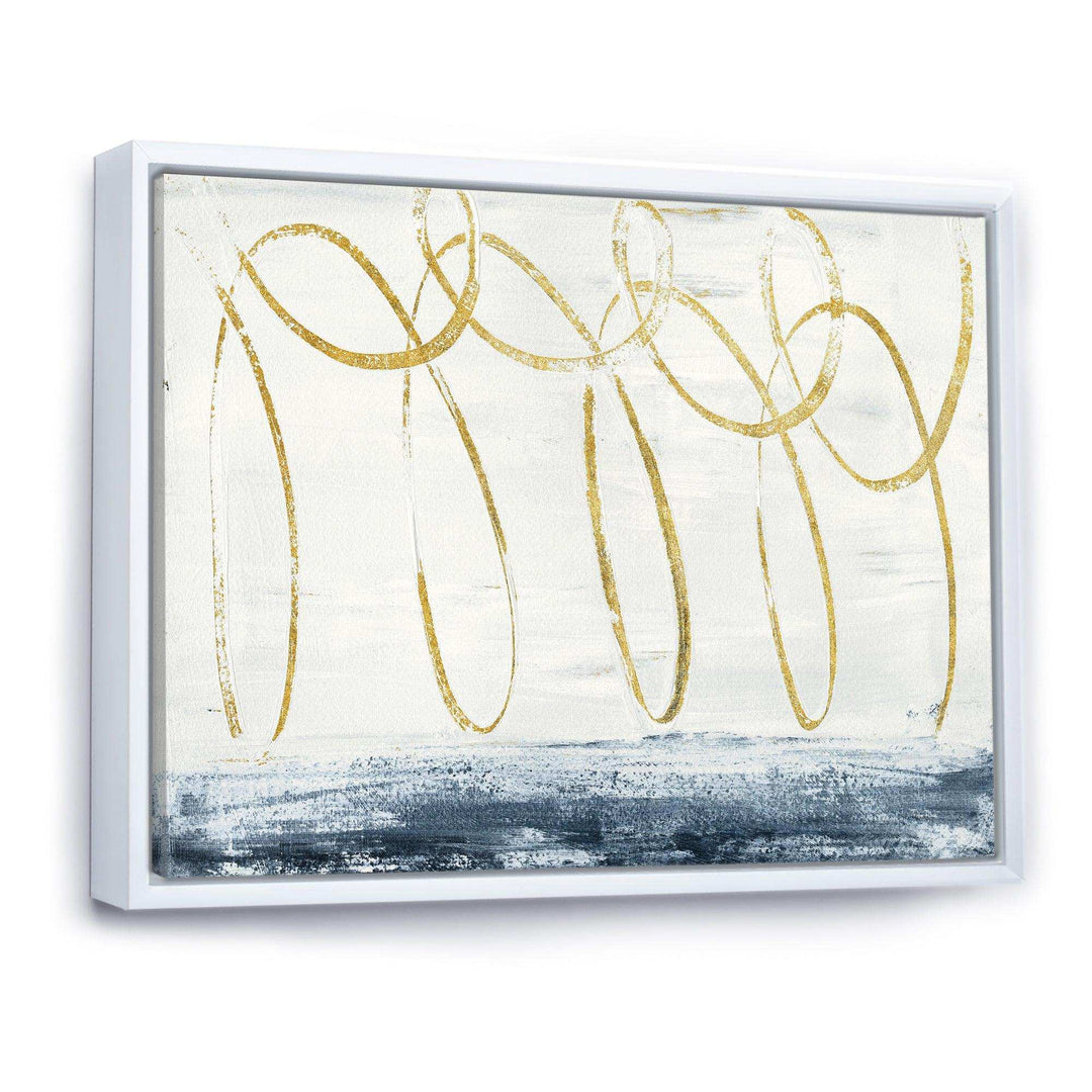 Gold Abstract Geometric Shape - Modern Wall Art Prints