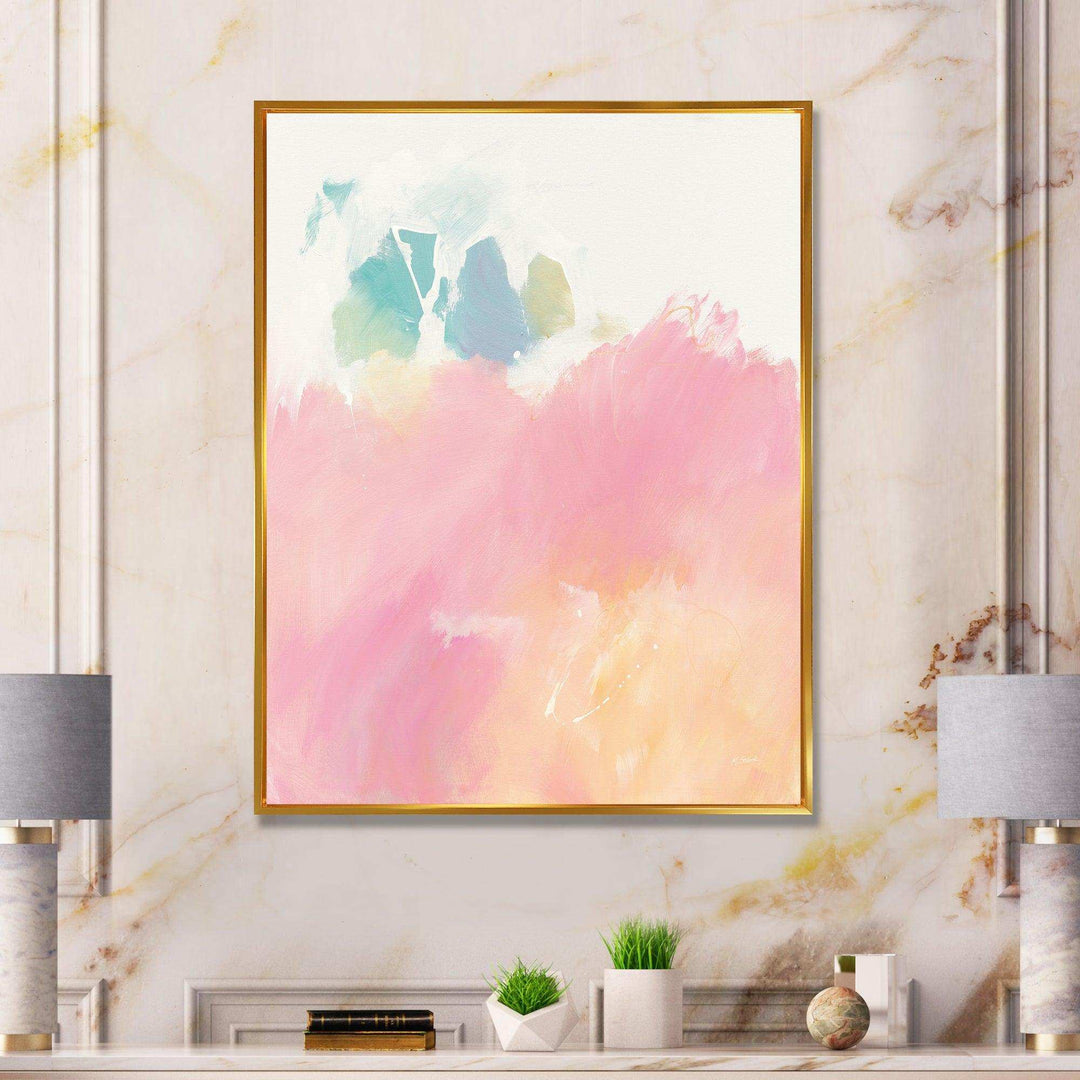 Pink Dream - Modern Living Room Wall Decor