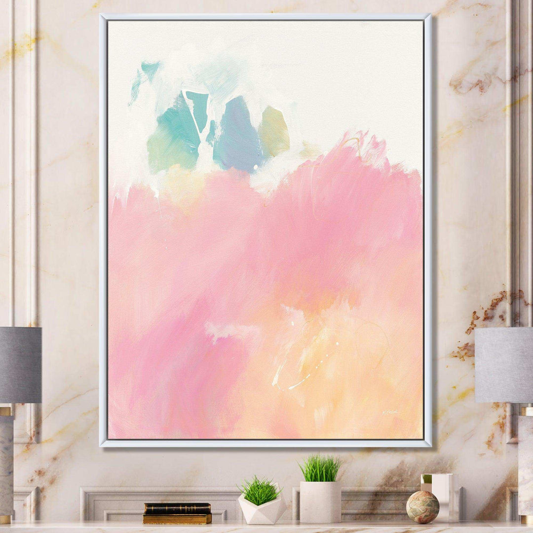 Pink Dream - Modern Living Room Wall Decor