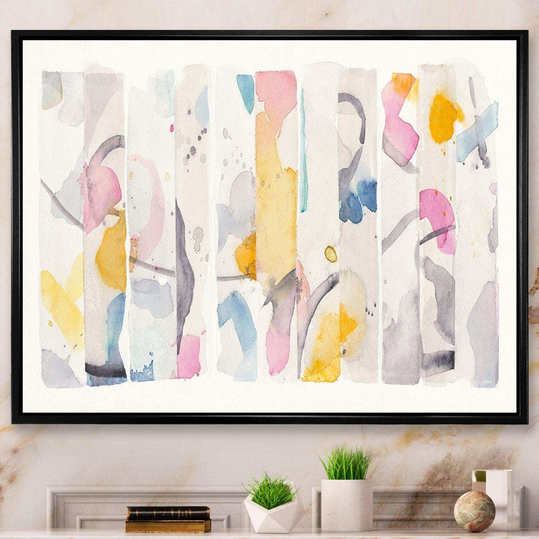 Multi-Color Geometric Bars II - Modern Wall Art Prints
