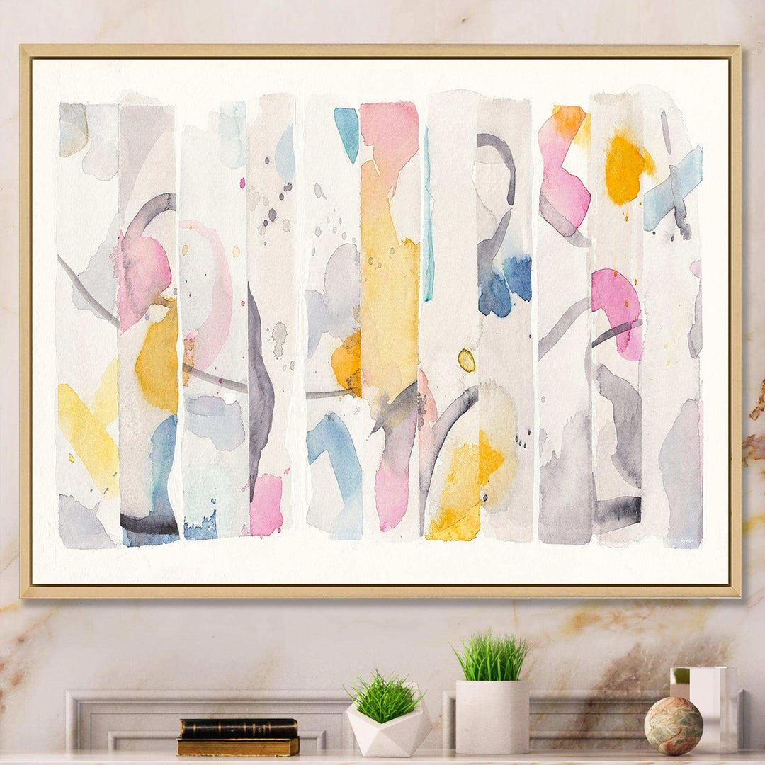 Multi-Color Geometric Bars II - Modern Wall Art Prints