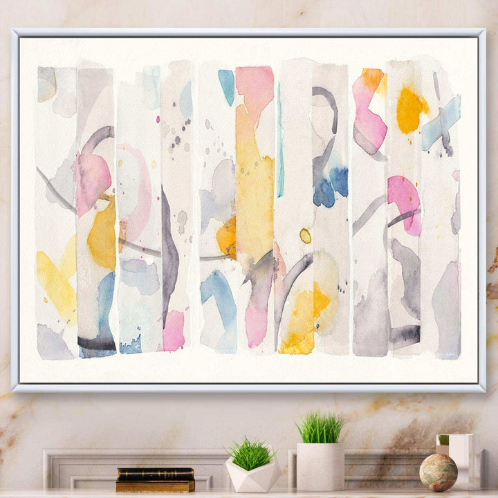 Multi-Color Geometric Bars II - Modern Wall Art Prints