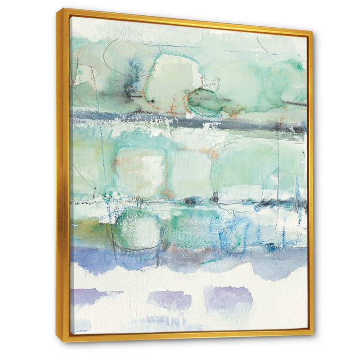 Blue Abstract Panel I - Modern Canvas Wall Art