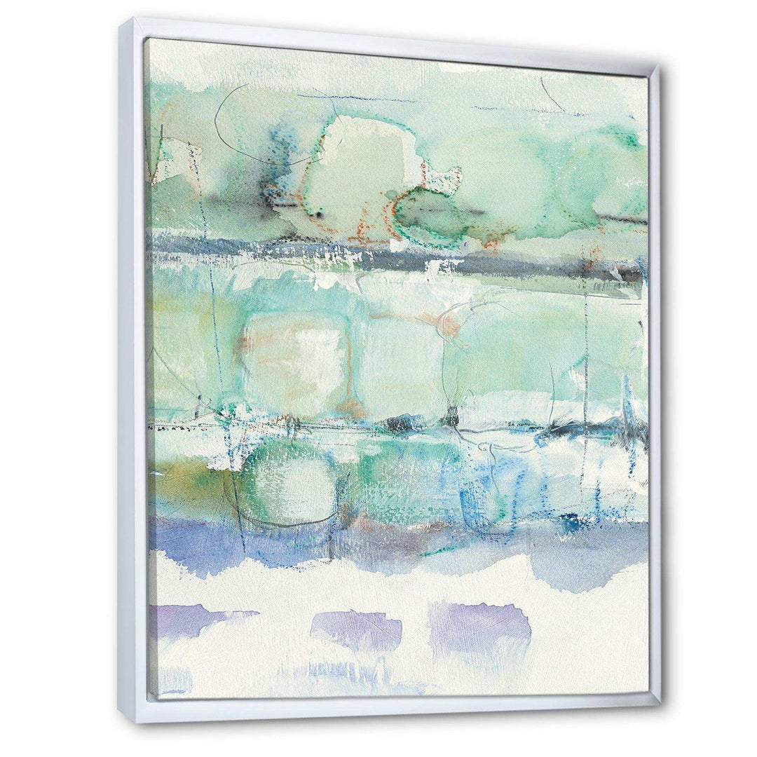 Blue Abstract Panel I - Modern Canvas Wall Art