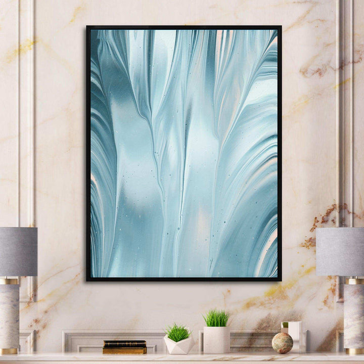 Blue Modern Water III - Modern Canvas Wall Art