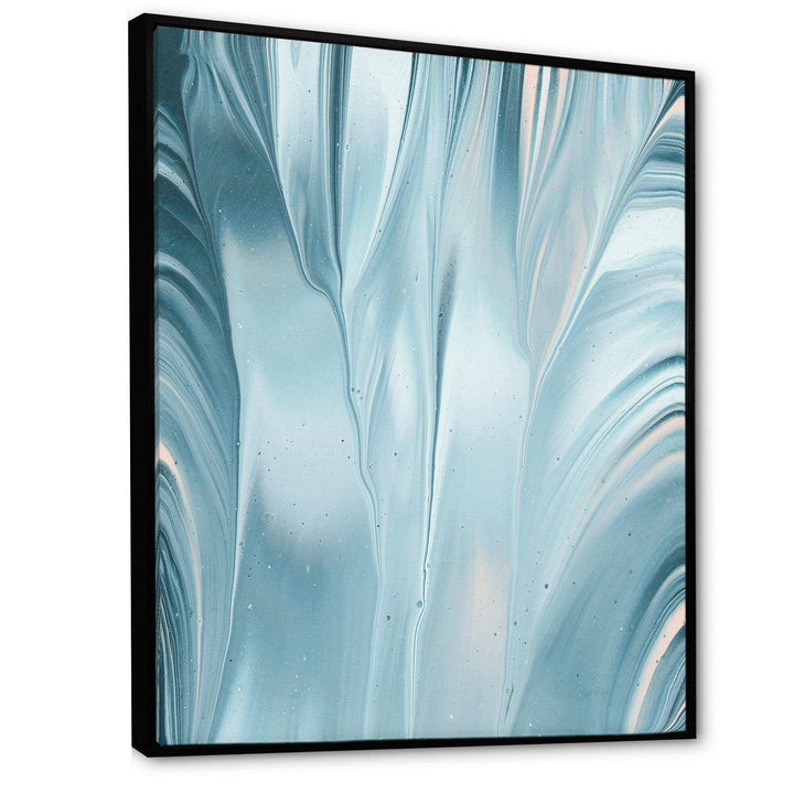 Blue Modern Water III - Modern Canvas Wall Art