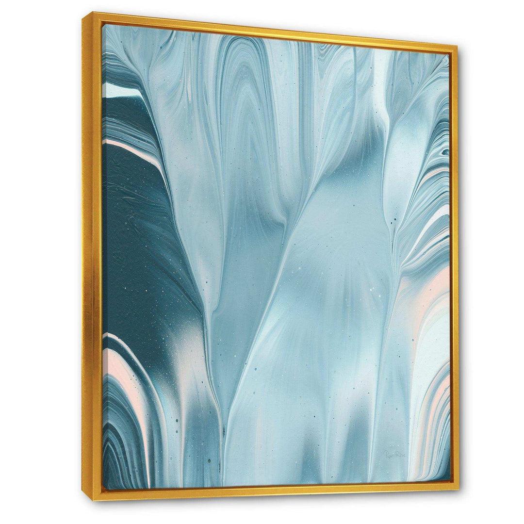 Blue Modern Water I - Modern Bedroom Wall Art