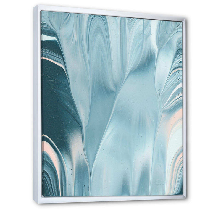 Blue Modern Water I - Modern Bedroom Wall Art