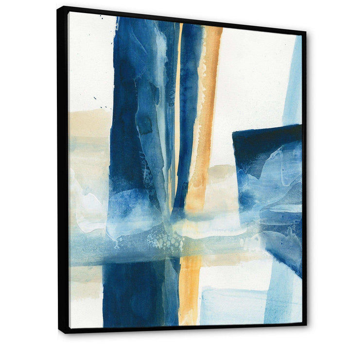 Indigo Panel IV - Modern Wall Art Prints