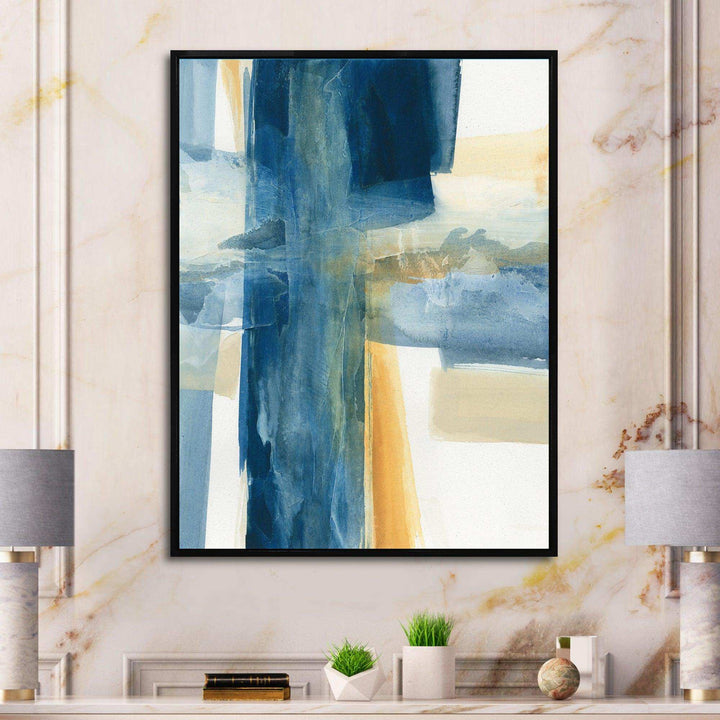 Indigo Panel VI - Modern Wall Art Prints